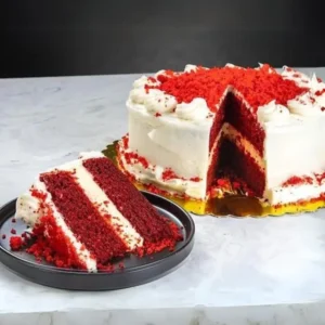 Red Velvet Cheesecake Cake
